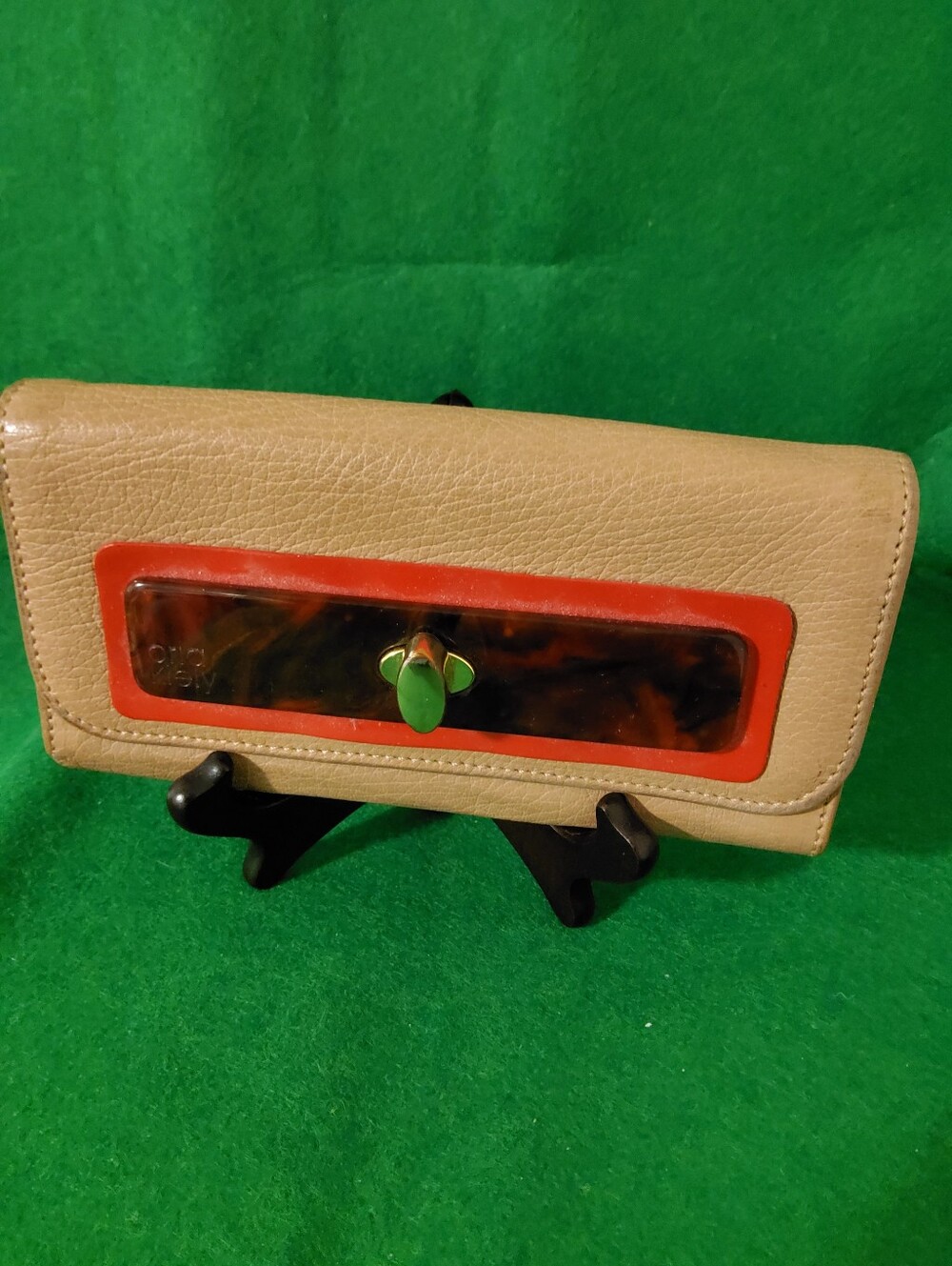 Orla Kiely Wallet, Soft Sheepskin Leather